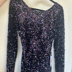 Brand new- Sequined mini dress
